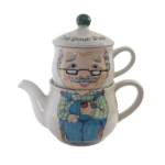 Théière et Tasse " Thé pour Papi "