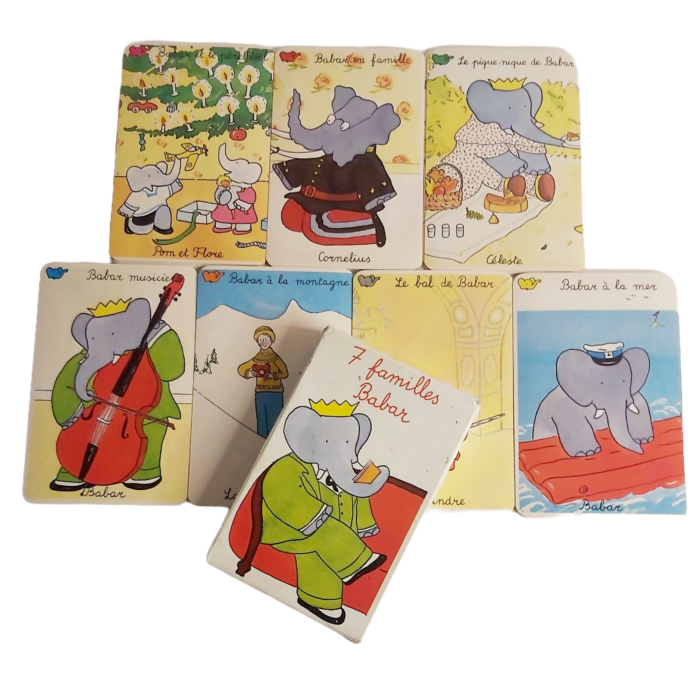 Jeu de Cartes 7 Familles Babar