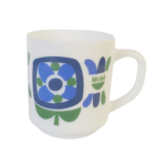 Mug Mobil bleu et vert des années 70'