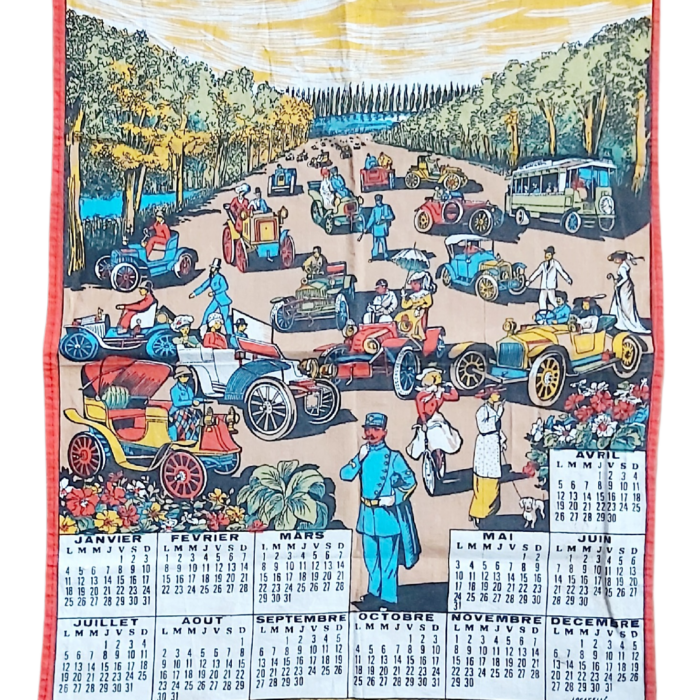 Torchon Calendrier de 1982