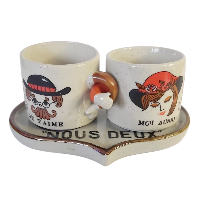 Duo de Tasses  » Nous Deux « 