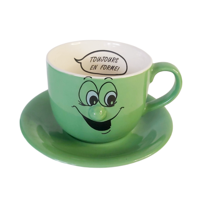 Tasse Humoristique  » Toujours en forme ! « 