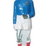 Ancienne Bouteille Brandy Football - Joueur Équipe de France 31cm