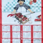 Torchon Calendrier de 1992