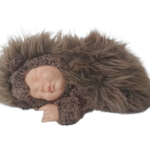 Peluche poupée Anne Geddes 1997 bébé hérisson 24 cm