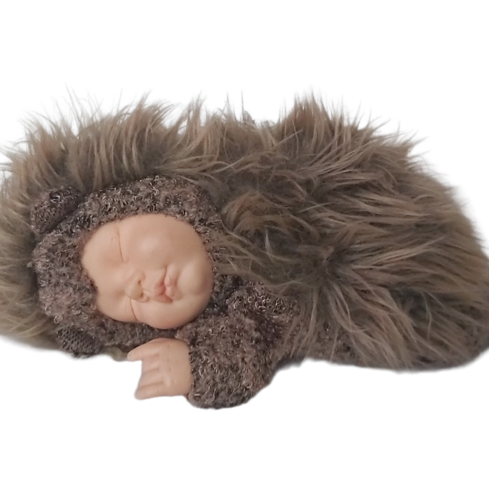 Peluche poupée Anne Geddes 1997 bébé hérisson 24 cm