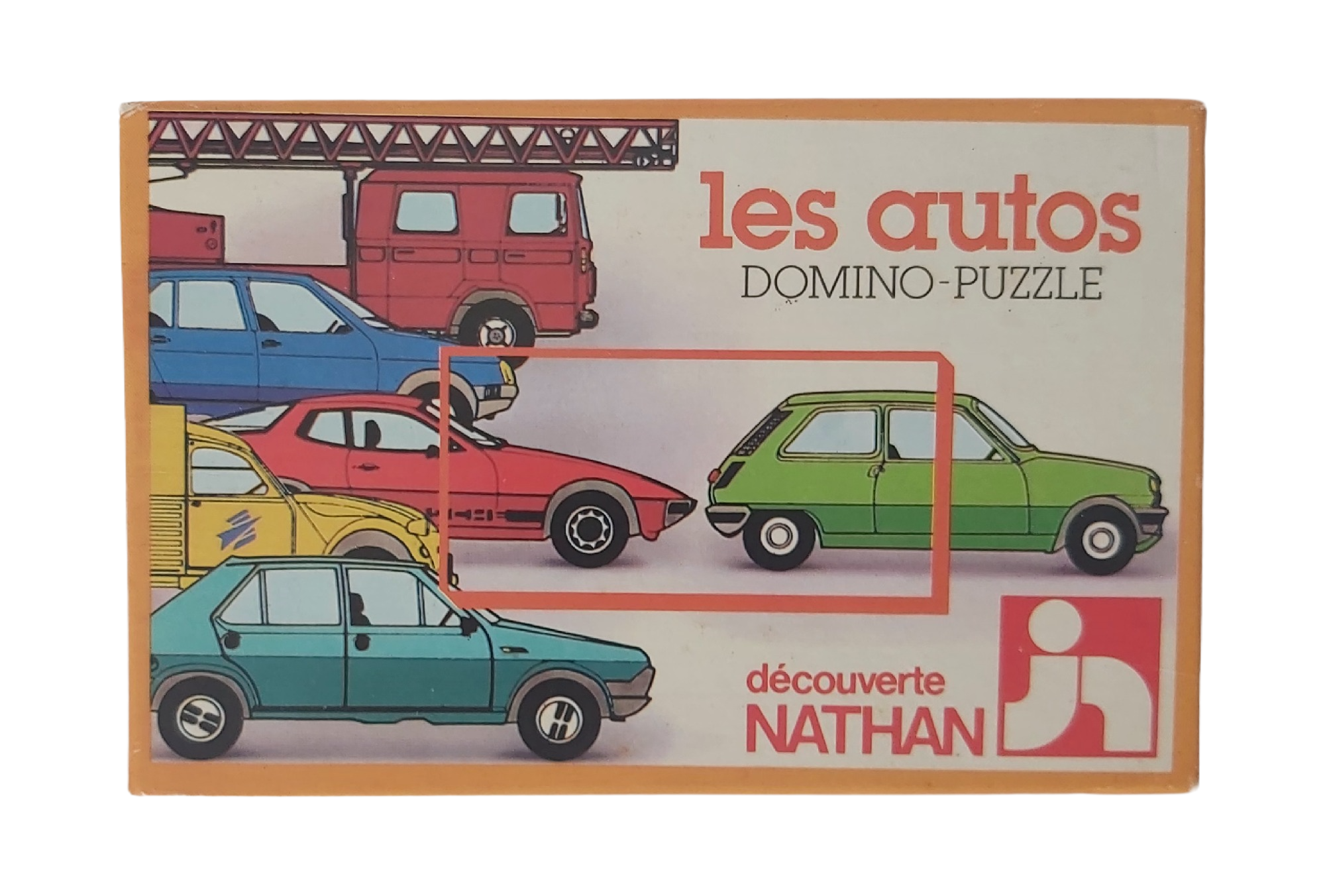 Nathan "Les Autos" Domino-Puzzle 1979 - Complet – Image 2