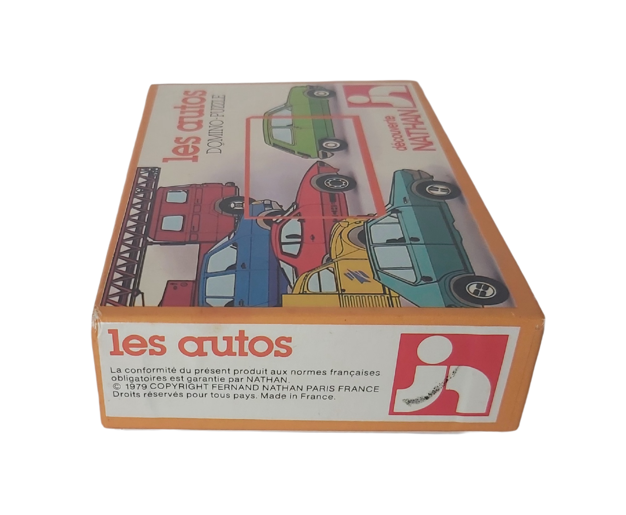 Nathan "Les Autos" Domino-Puzzle 1979 - Complet – Image 4