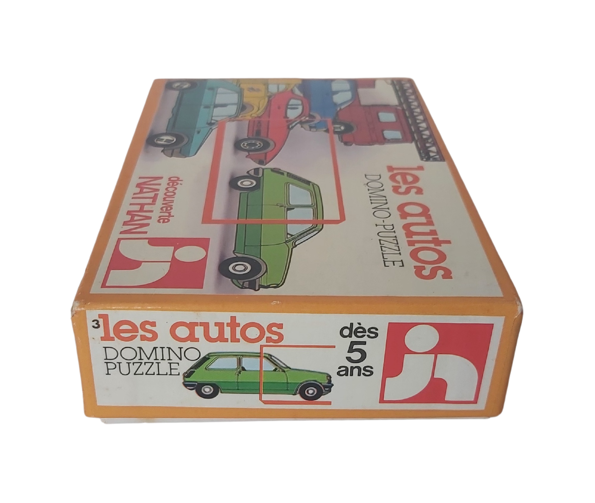 Nathan "Les Autos" Domino-Puzzle 1979 - Complet – Image 6