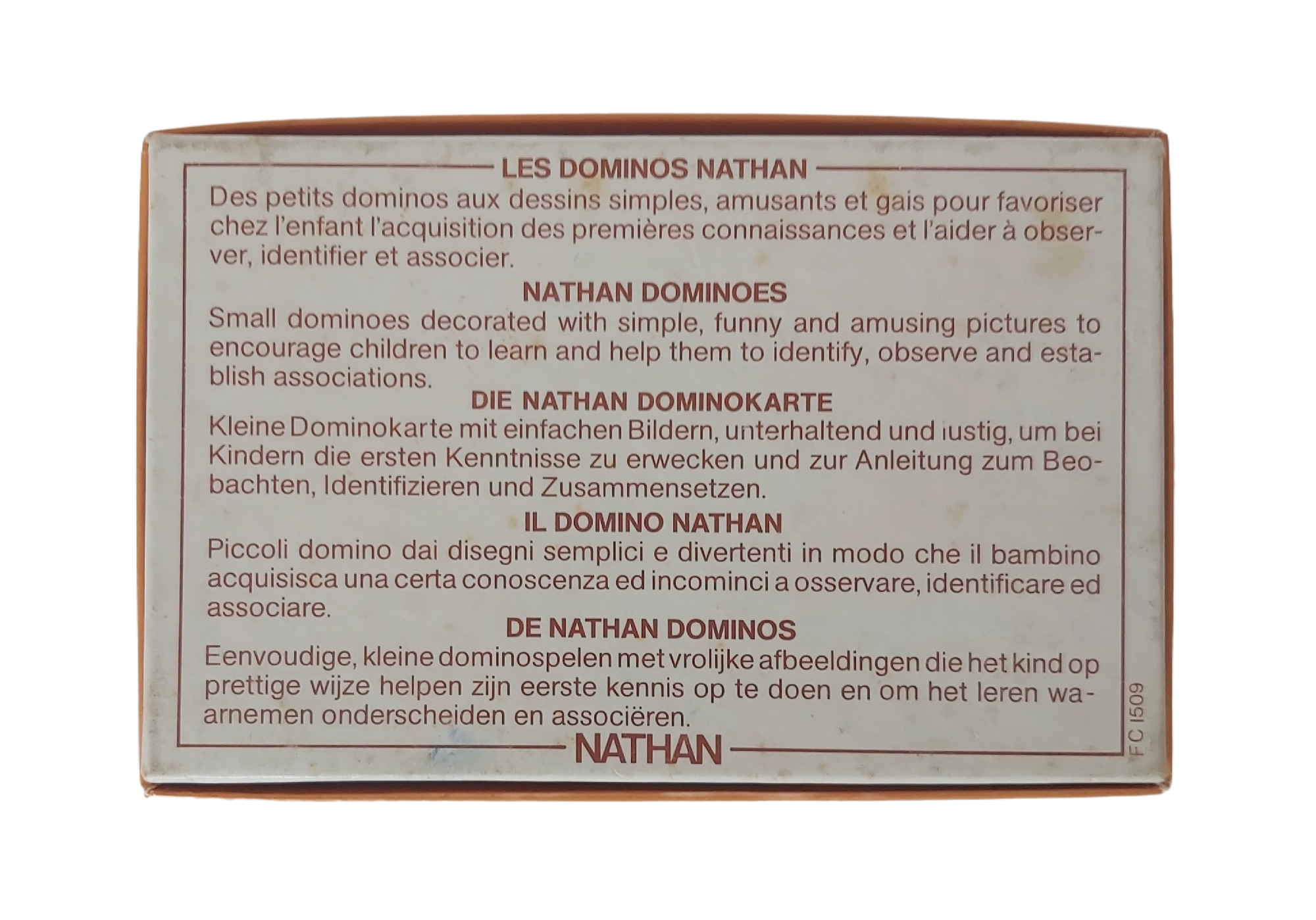 Nathan "Les Autos" Domino-Puzzle 1979 - Complet – Image 8