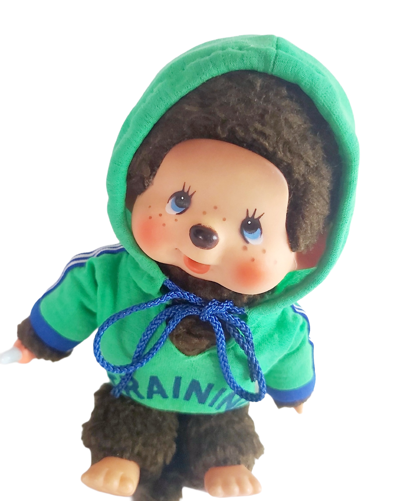Kiki Peluche Ajena Vintage avec Tenue Sport "Training" - 18 cm – Image 2