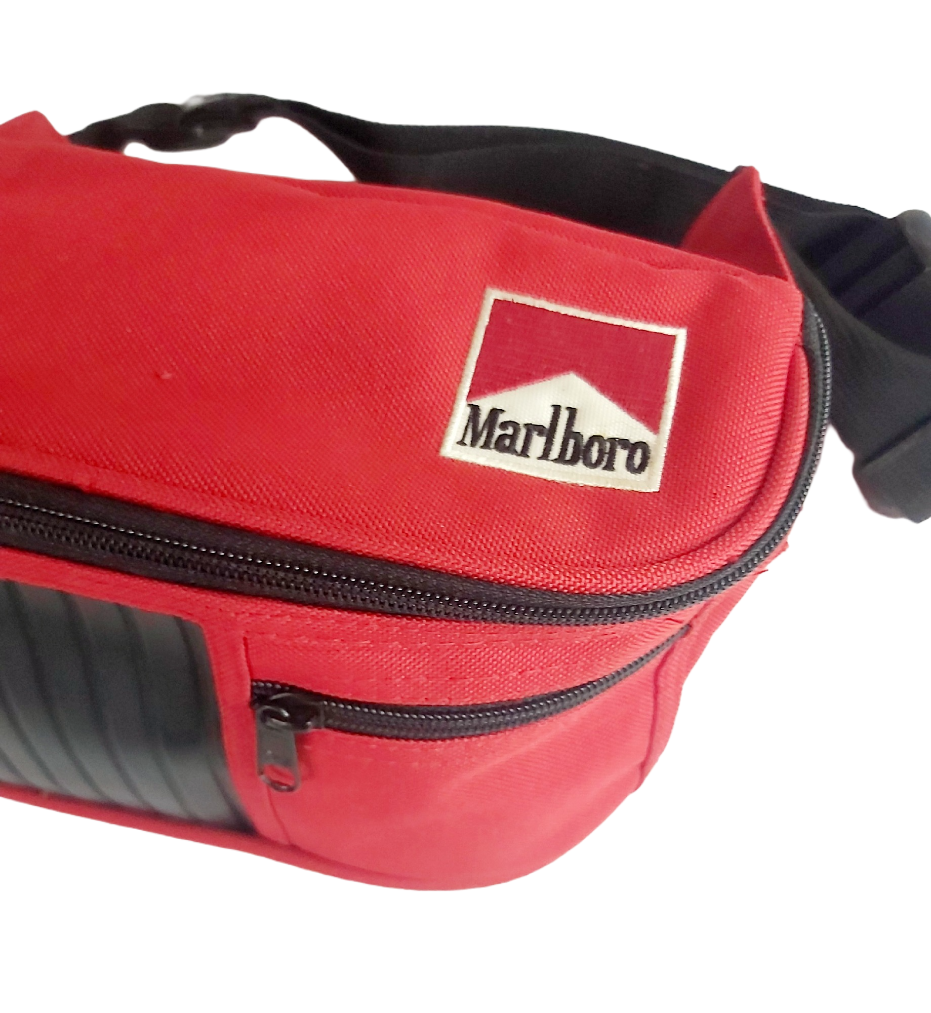 Marlboro Sac Banane Rouge et Noir – Sacoche Publicitaire Années 90 – Image 2