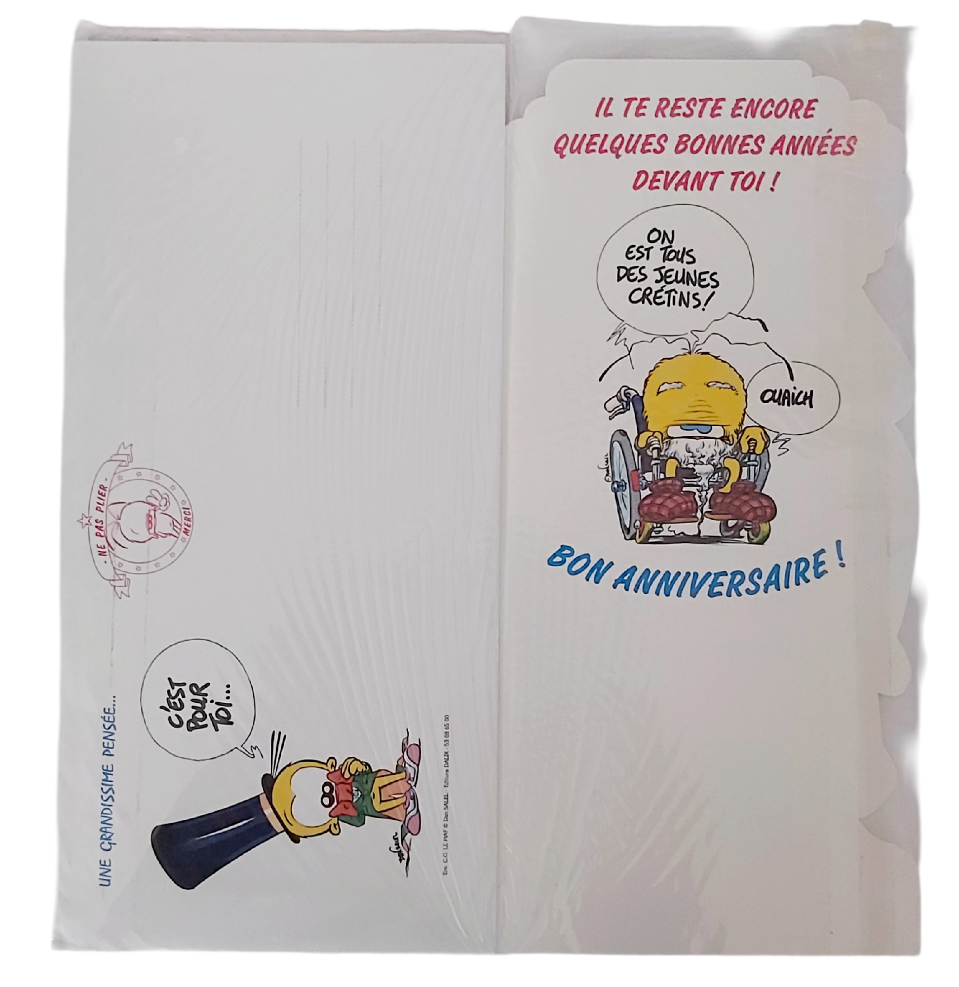 Le Piaf 1994 - Lot 3 Grandes Cartes Sous Blister d'Origine – Image 6