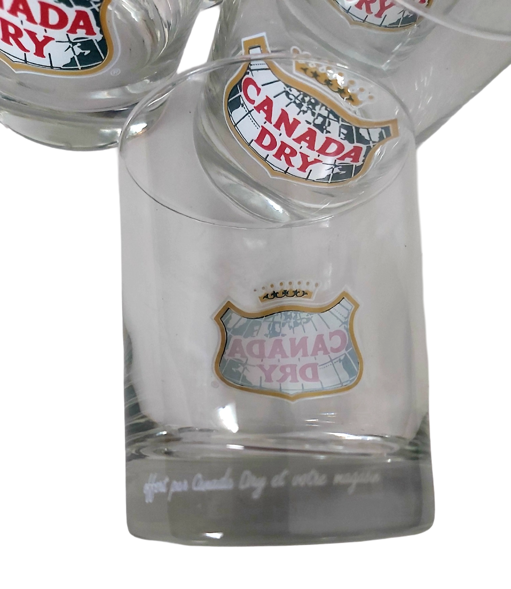 Canada Dry - Lot de 5 Verres Publicitaires Années 80 – Image 3
