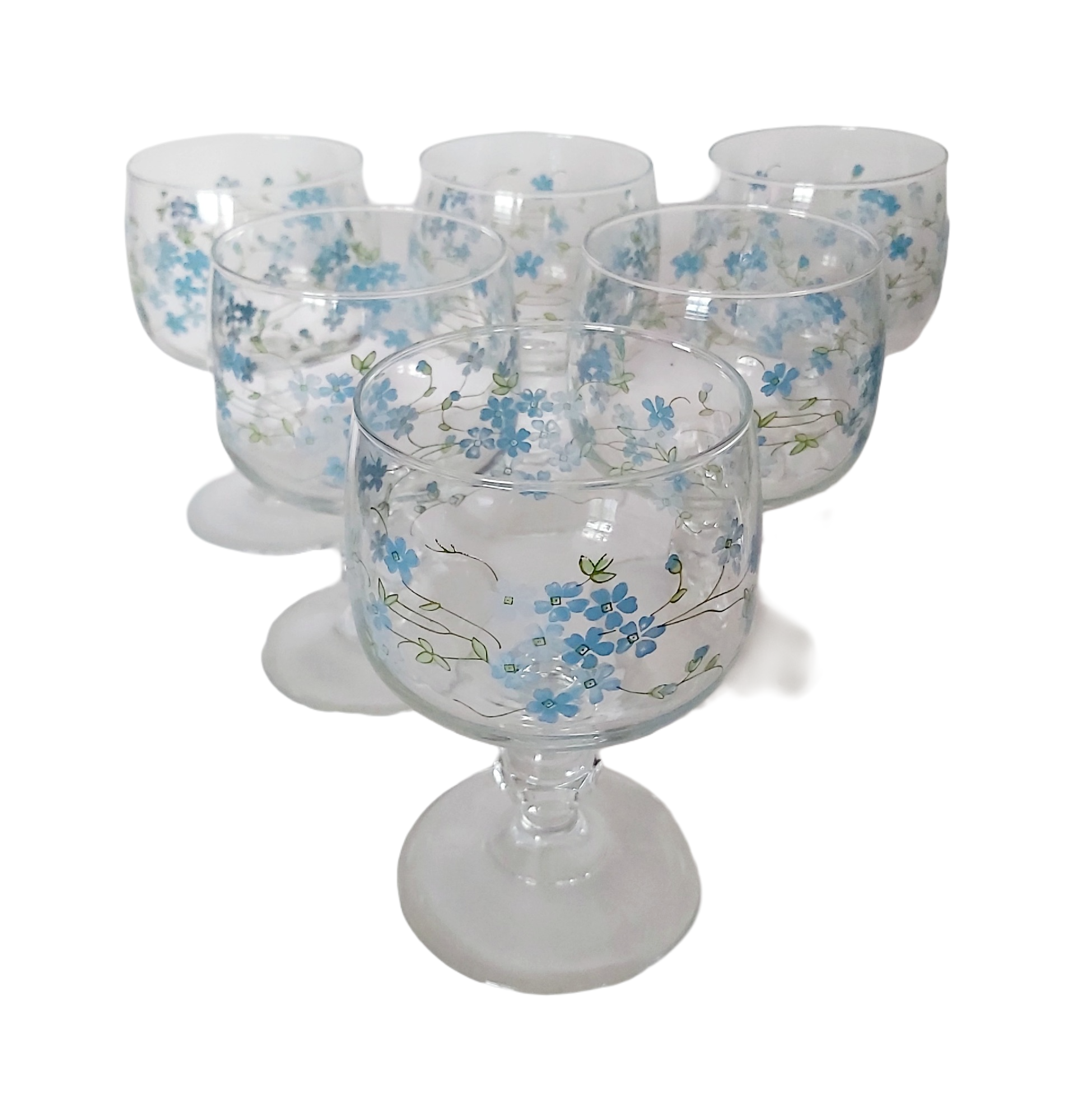 Arcopal Myosotis Veronica - Lot de 6 Verres à Pied – Image 2