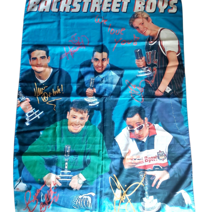 Backstreet Boys - Poster en Tissu Vintage 1995 Popcorn Poll 130x98cm