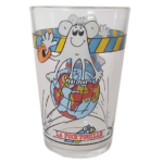 Verre Publicitaire Vintage "La Foir'Fouille" Années 80/90 Mascotte