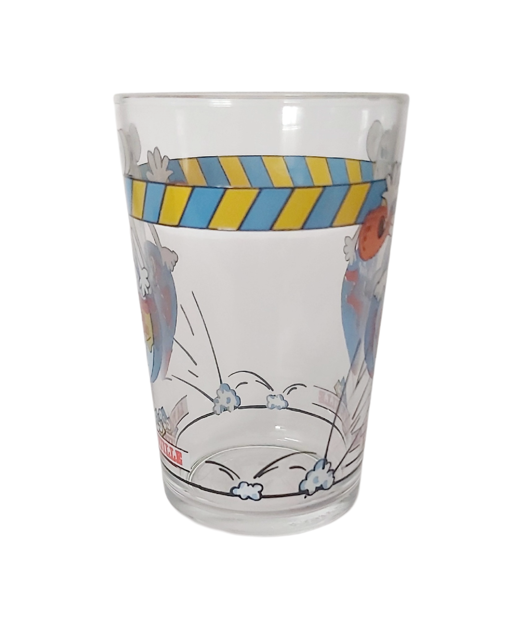 Verre Publicitaire Vintage "La Foir'Fouille" Années 80/90 Mascotte – Image 2