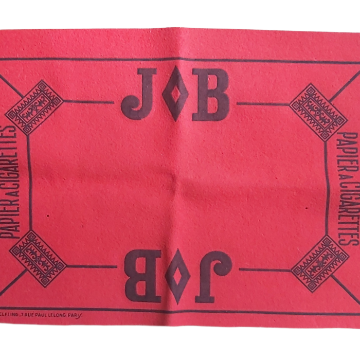 Ancien Tapis De Cartes JOB • Feutrine Publicitaire Bistrot Vintage Paris 64×42 cm