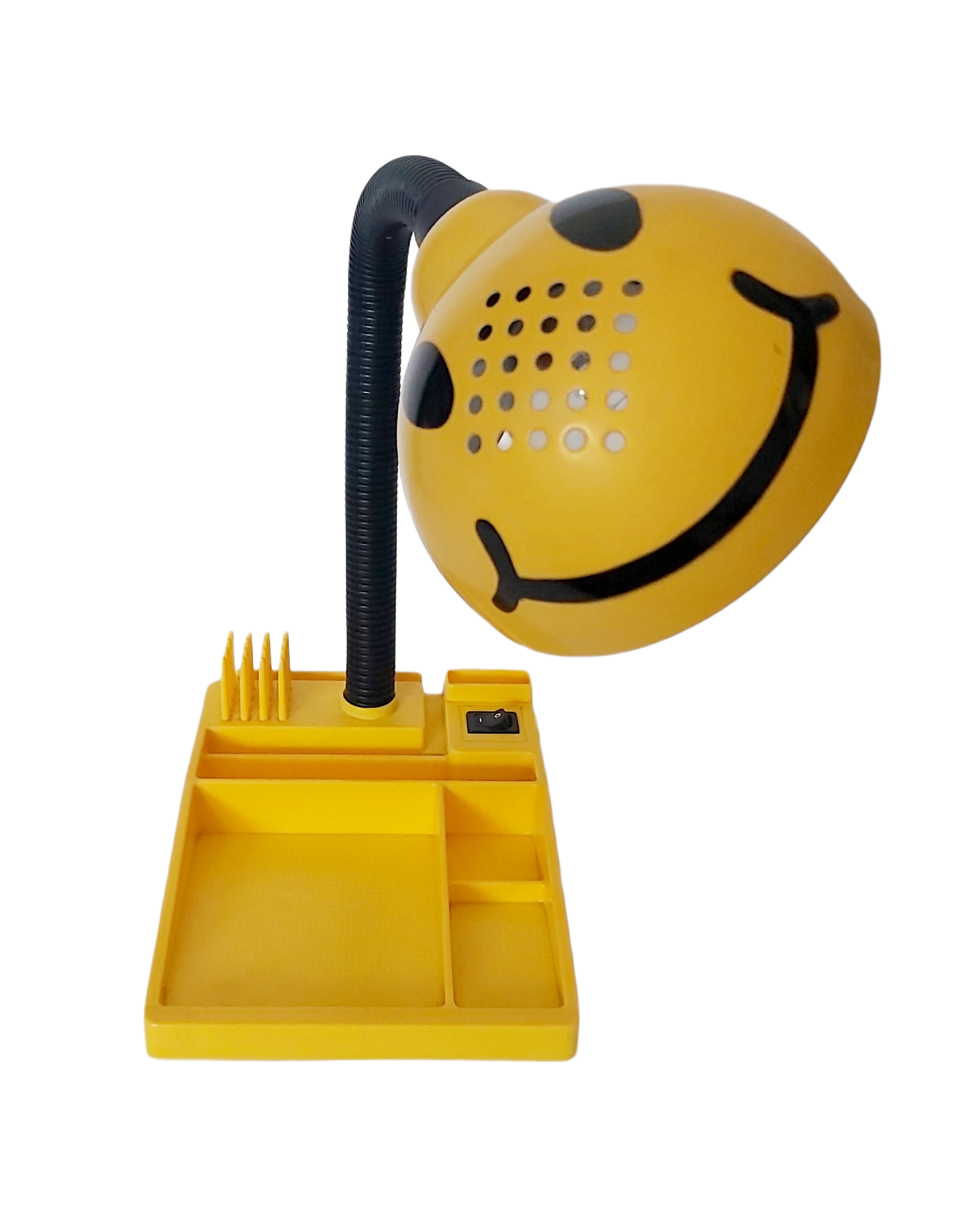 Lampe de Bureau Smiley Années 80/90 Jaune Pop – Image 2