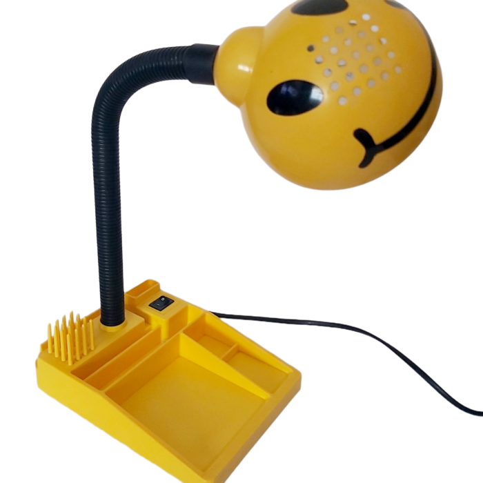 ​Lampe de Bureau Smiley Années 80/90 Jaune Pop