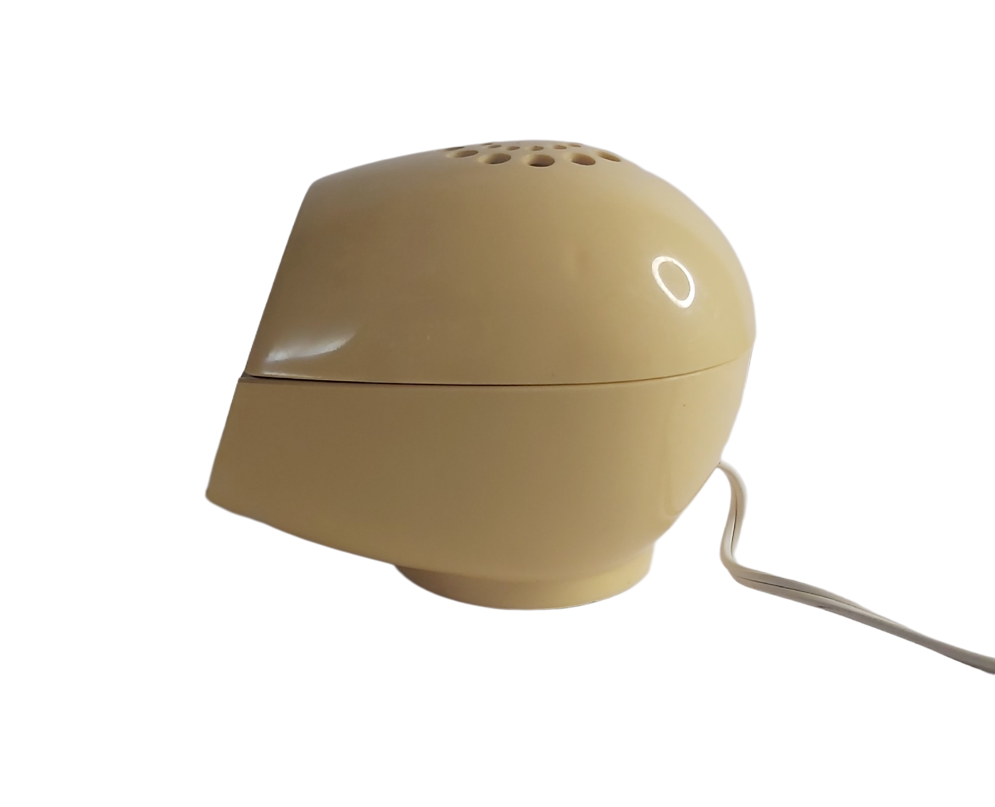 Lampe Réveil Space Age Vintage Années 70 Plastique Ivoire Pop Design – Image 8