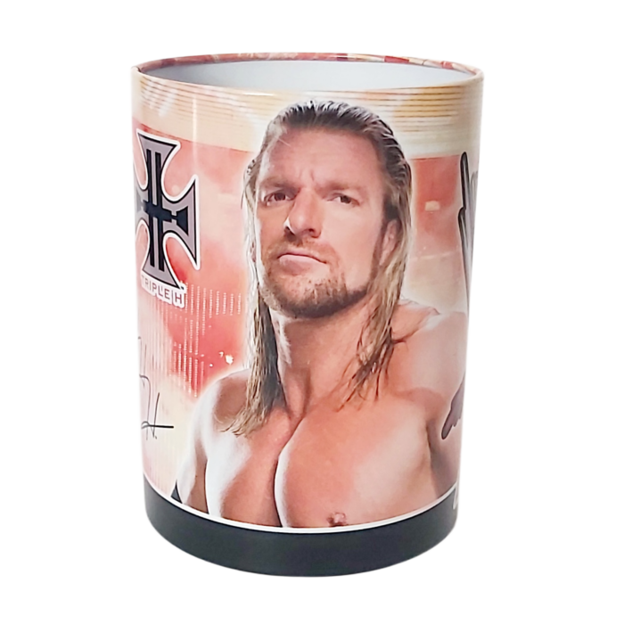 WWE Catch  Pot à Crayons "Triple H" (2009) En Métal Neuf