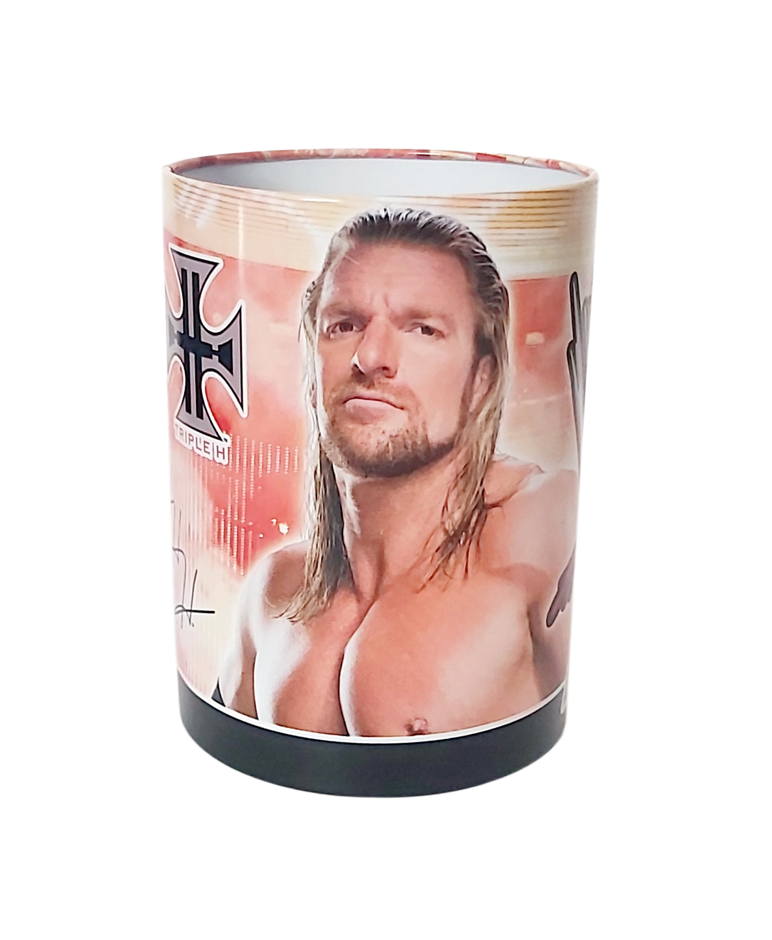 WWE Catch Pot à Crayons "Triple H" (2009) En Métal Neuf
