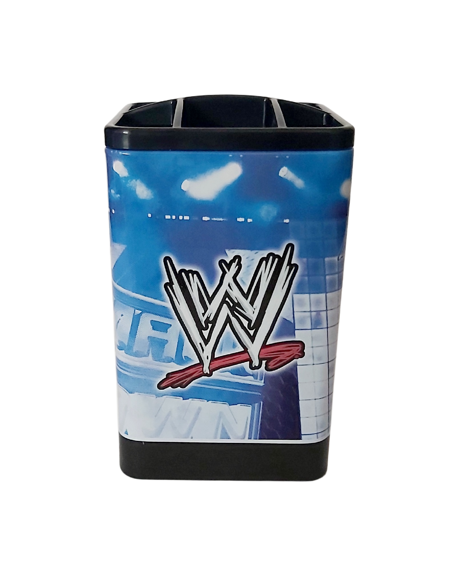 WWE Catch Organisateur Pot à Crayons "Rey Mysterio & Edge" (2009) Neuf – Image 3