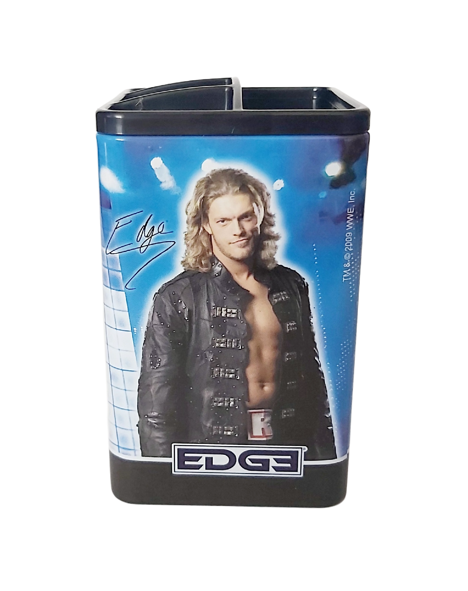 WWE Catch Organisateur Pot à Crayons "Rey Mysterio & Edge" (2009) Neuf – Image 2