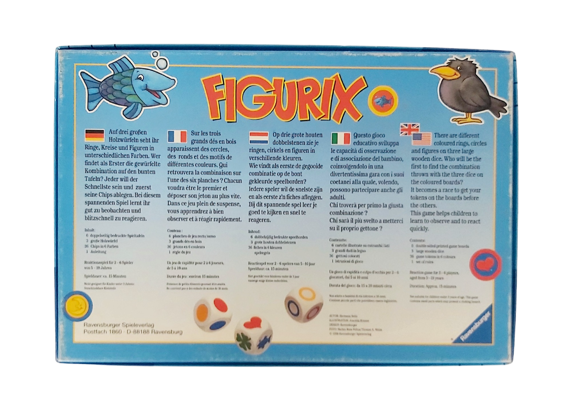 Figurix Ravensburger Jeu De Société (1998) Complet – Image 9