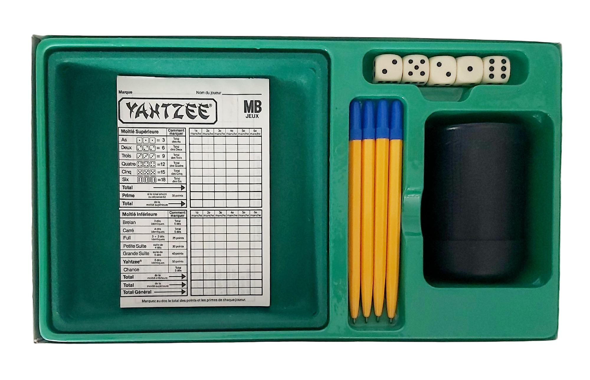 Yahtzee MB Jeux Jeu De Dés (1982) Complet – Image 2