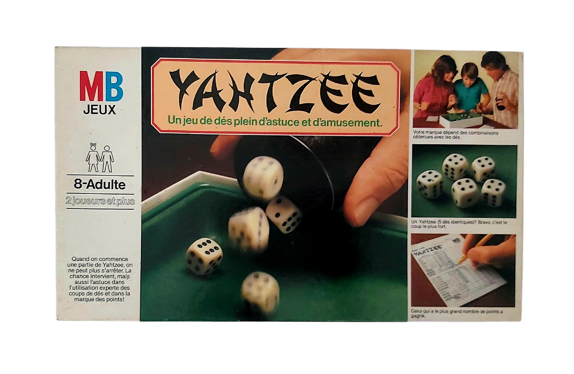 Yahtzee MB Jeux Jeu De Dés (1982) Complet – Image 4