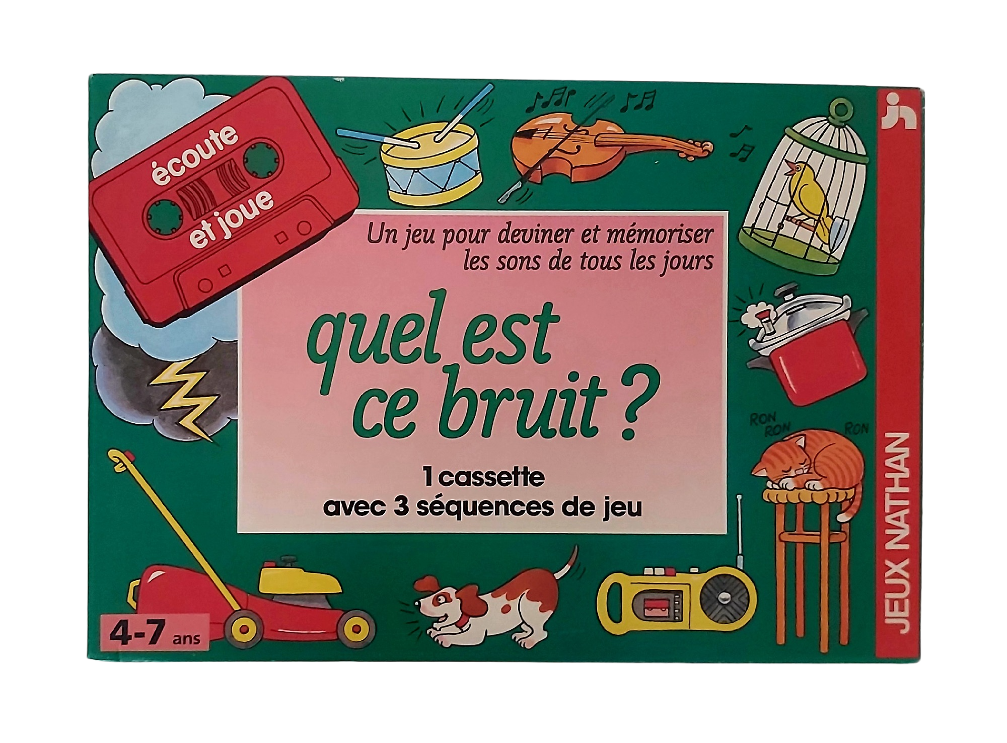 Quel Est Ce Bruit ? Loto Sonore Nathan (1991) Cassette Complet – Image 3