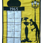 Torchon Calendrier de 1965