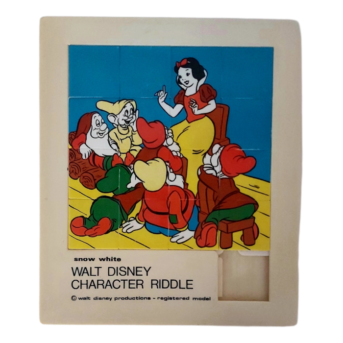 ​Blanche-Neige Disney Ancien Jeu de Taquin / Puzzle Riddle