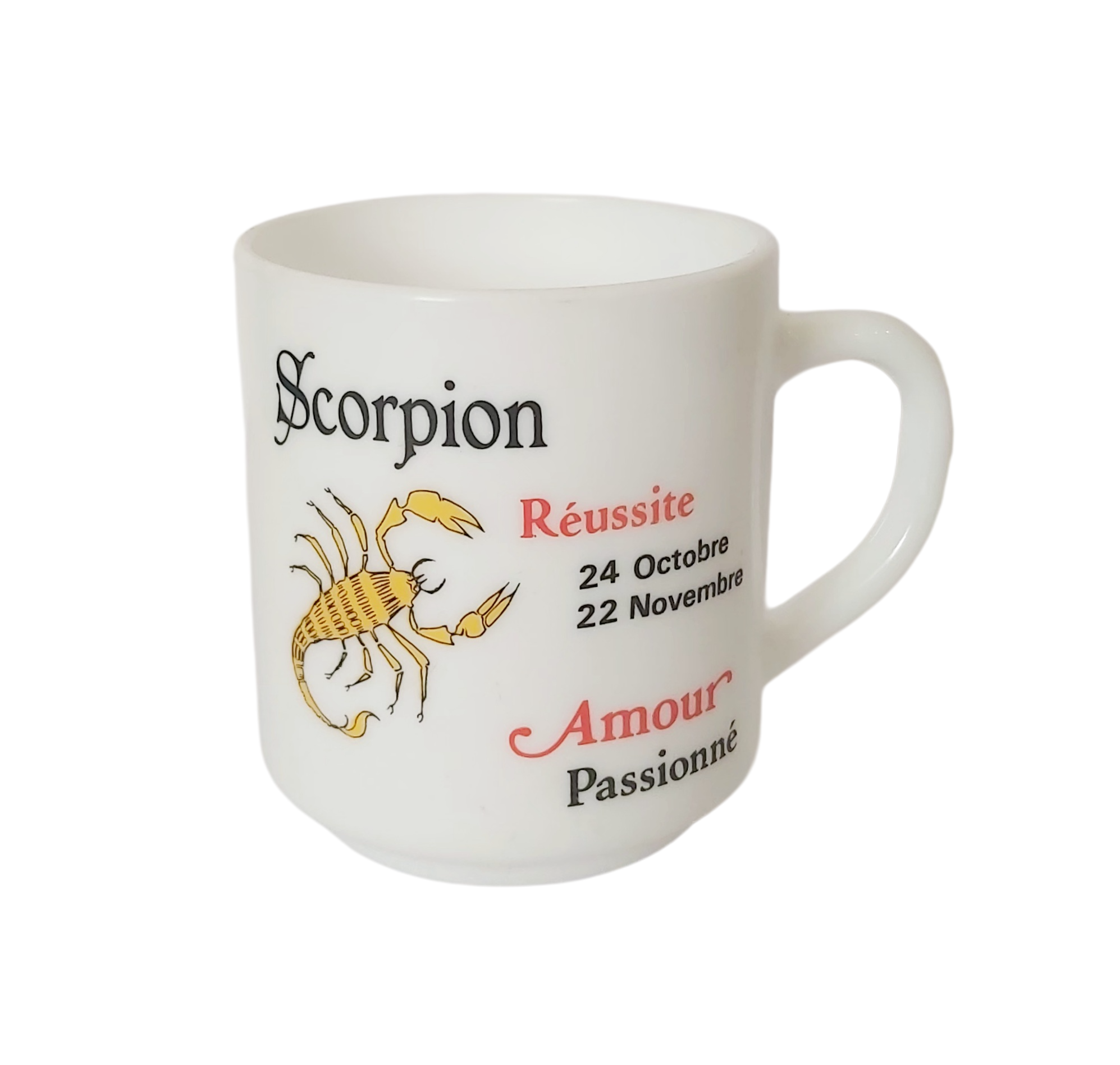 Arcopal Zodiaque Lot de 2 Mugs Balance & Scorpion – Image 3