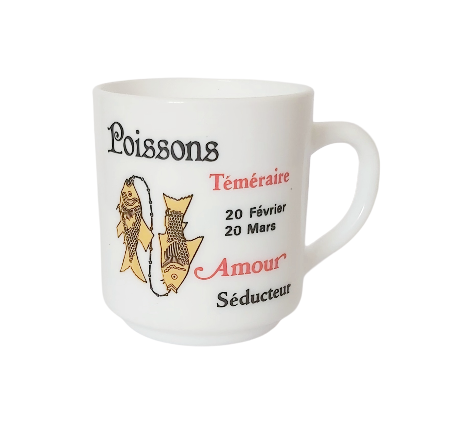 Arcopal Zodiaque Lot 2 Mugs Poissons & Taureau – Image 3