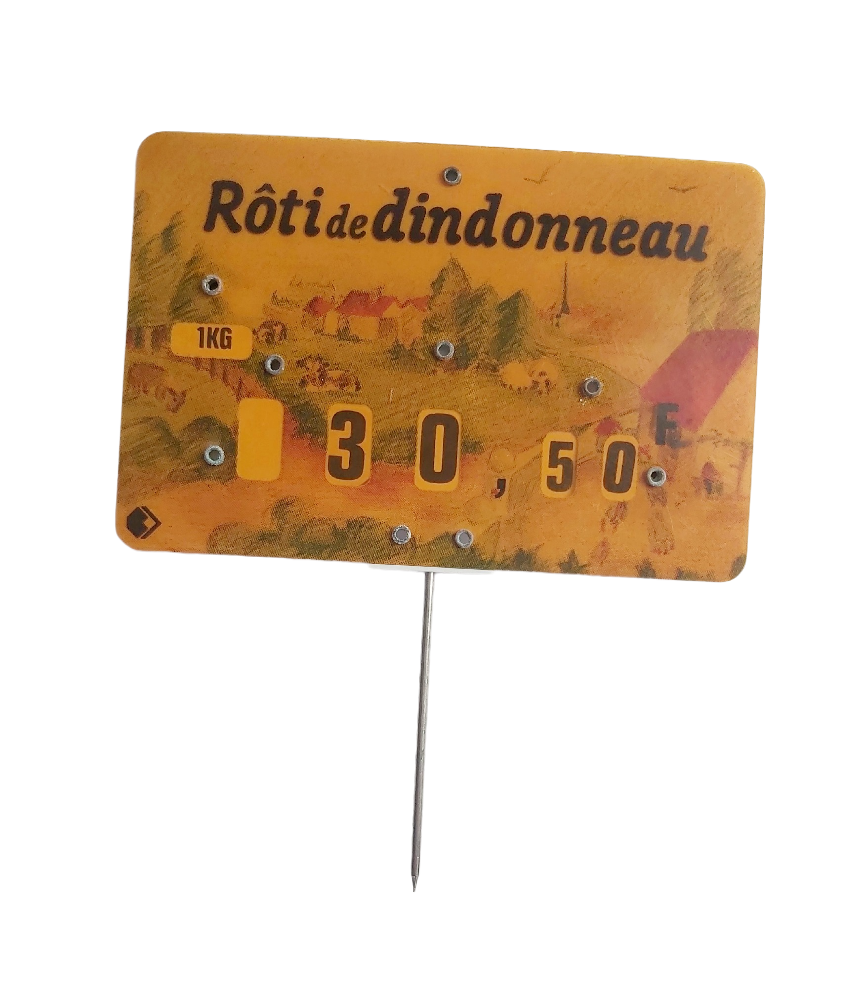 Lot 3 Étiquettes Prix Molette Boucherie Charcuterie – Image 4