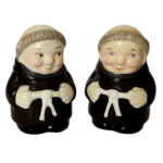 Duo Salière et Poivrière Moine en Céramique