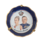 Principauté de Monaco - Mini Assiette Porcelaine Limoges Grace Kelly & Rainier III