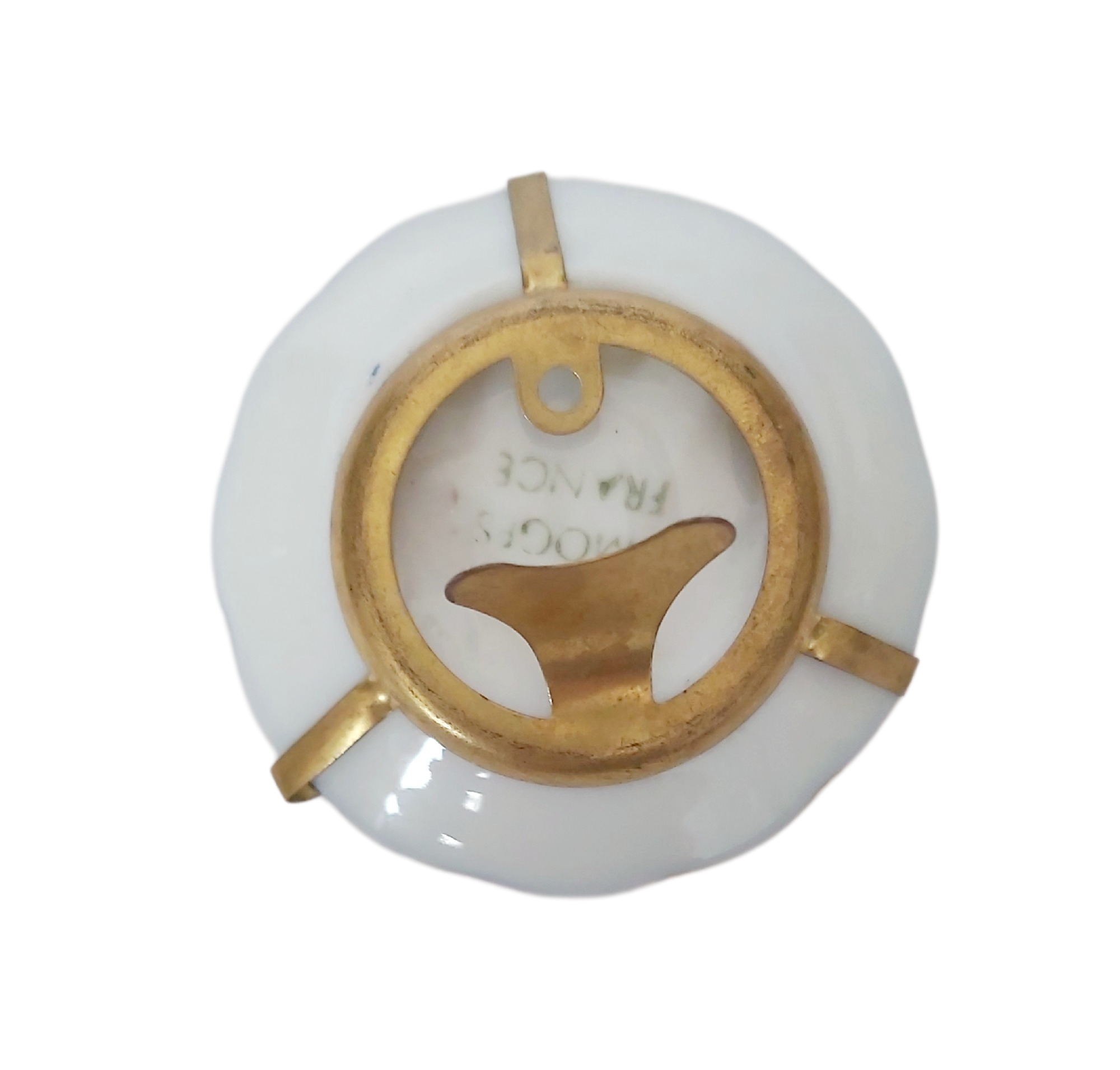 Principauté de Monaco - Mini Assiette Porcelaine Limoges Grace Kelly & Rainier III – Image 3