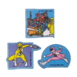 Power Rangers — Lot de 3 Écussons Thermocollants Vintages 1995 (Saban)