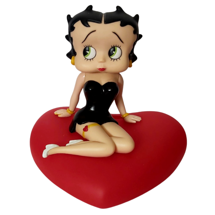 Betty Boop — Tirelire Plastoy sur Cœur Rouge