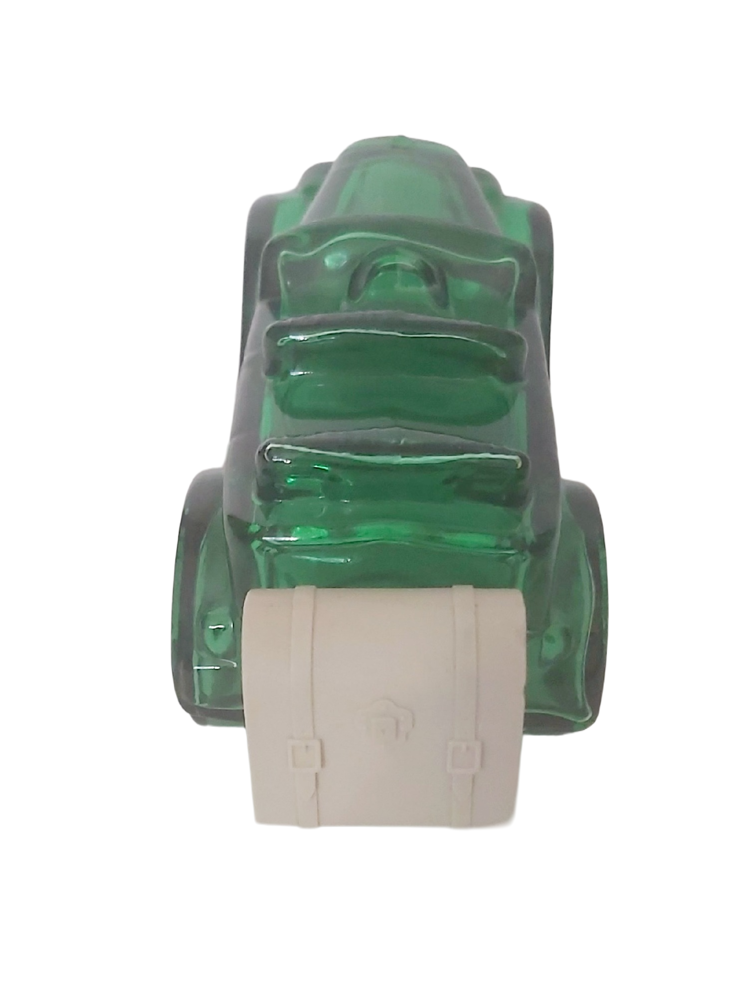 Avon — Flacon de Parfum Vintage Voiture Tacot en Verre Vert – Image 6
