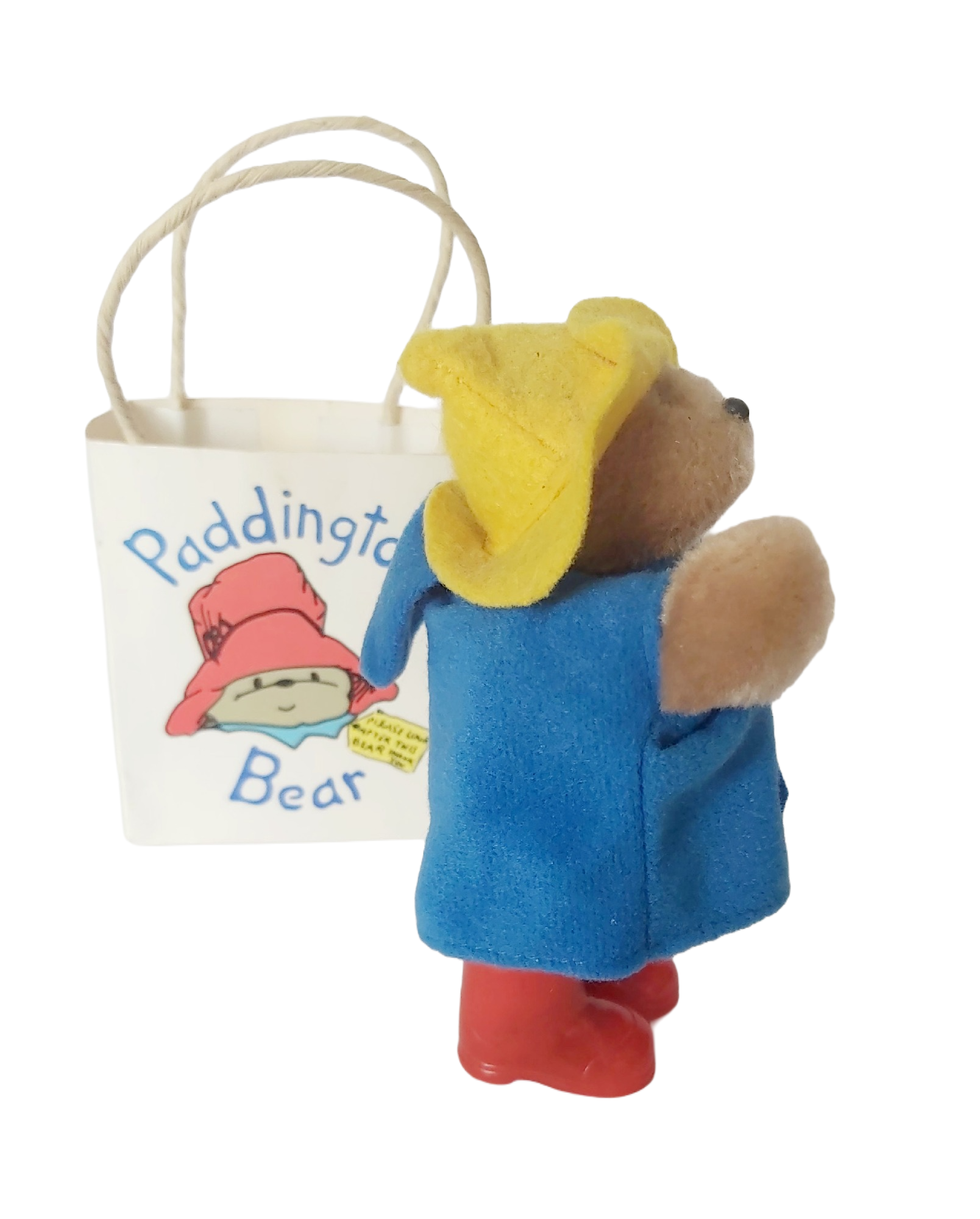 Paddington Bear Ours Articulé Eden Toys 1987 — Avec Sac d'Origine – Image 3