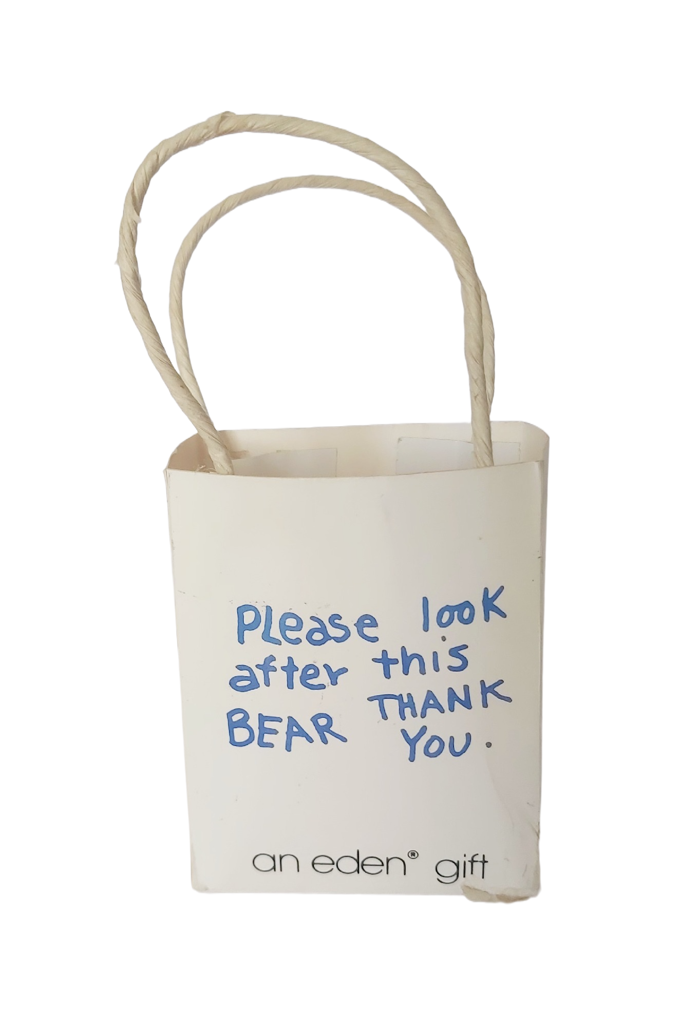 Paddington Bear Ours Articulé Eden Toys 1987 — Avec Sac d'Origine – Image 8