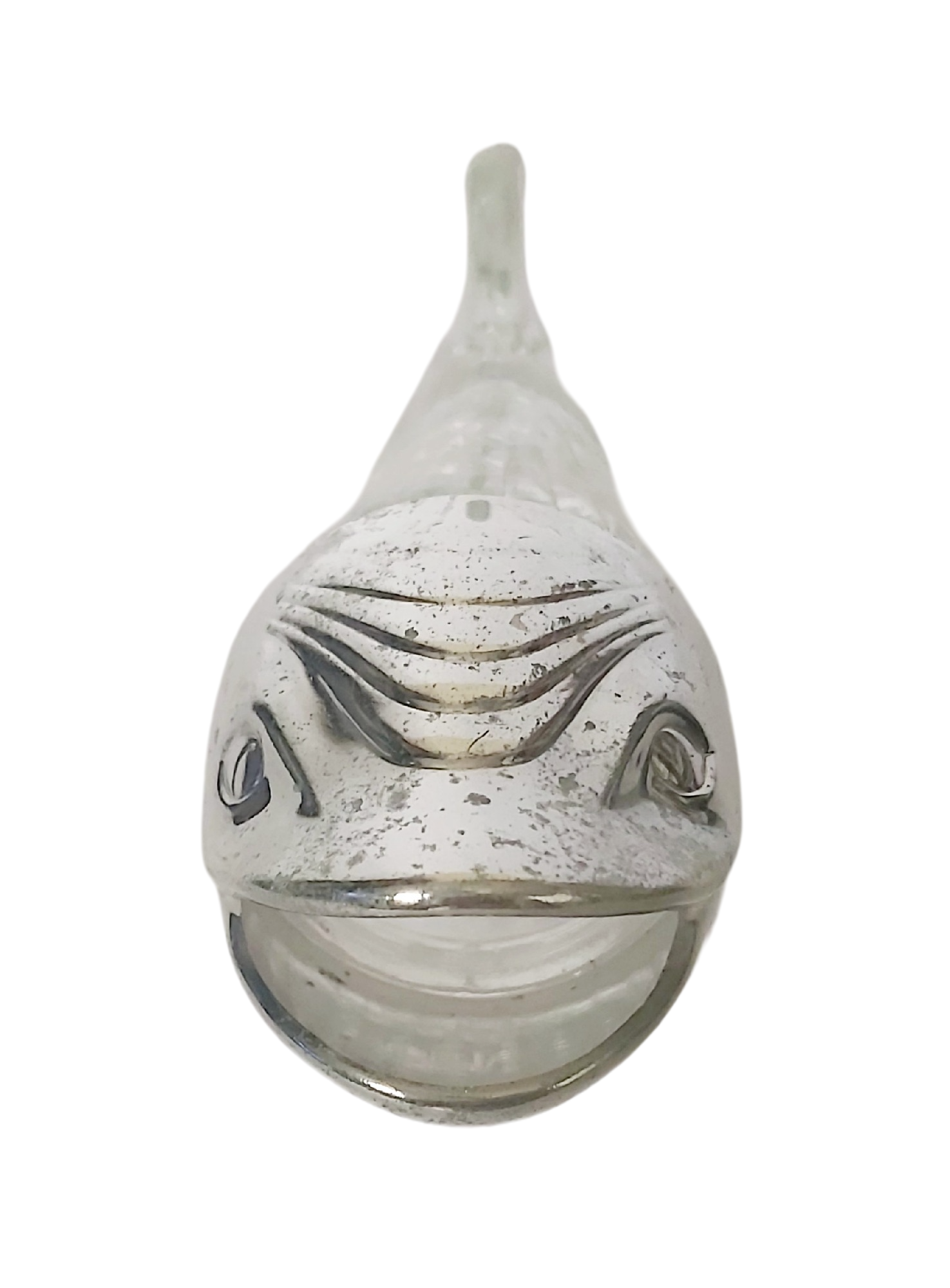Distributeur de Cacahuètes Vintage Baleine « Nuss Wal » en Verre — Années 60/70 – Image 4