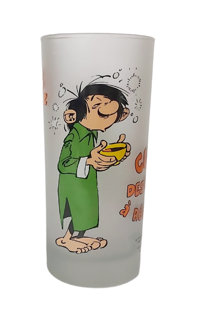 Gaston Lagaffe — Verre Dépoli Givré « Club des Durs à Réveiller » Franquin 2005