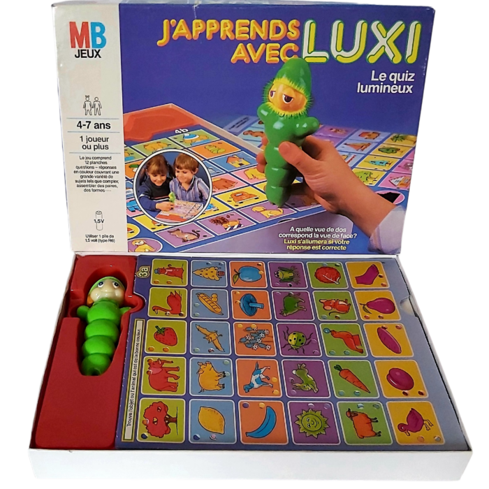​J&rsquo;apprends avec Luxi MB jeux 1985